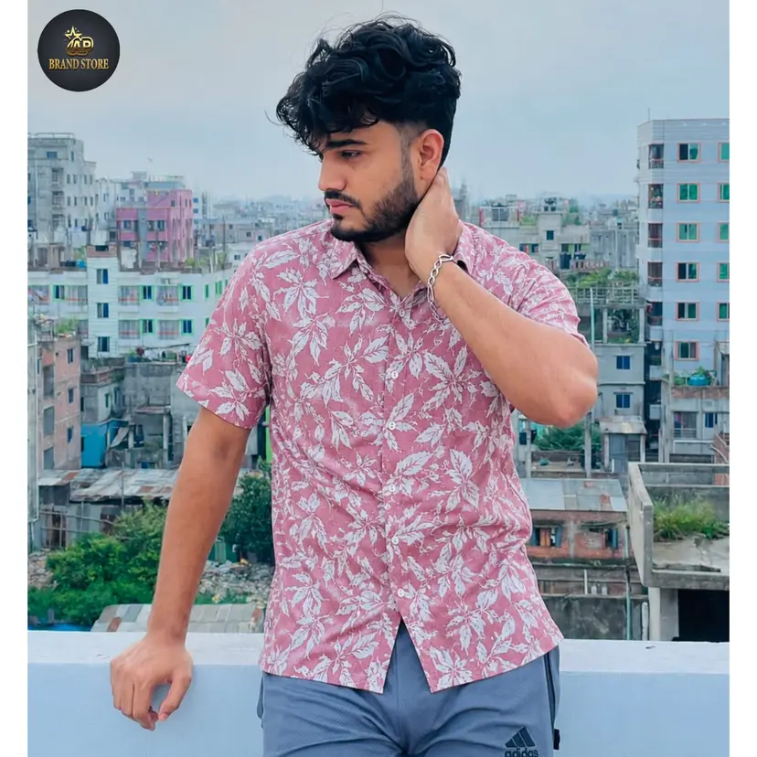 প্রিমিয়াম ১০০% কটন হাফ হাতা শার্ট - Code 01